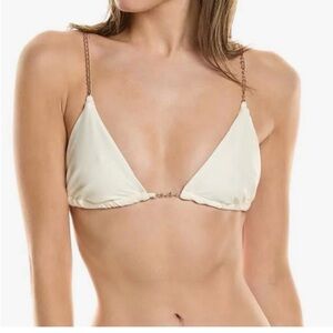 Devon Windsor Cream Chain Bikini top